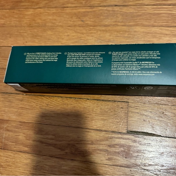 Limited Edition/Retired Forest Black Nespresso Vertuo Pods Sealed in Box - Picture 2 of 5